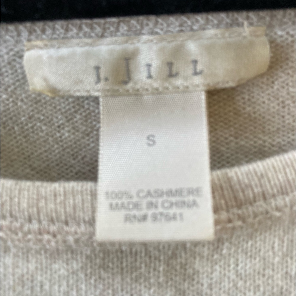 Jjill  100% cashmere short sleeve crew neck sweater (T-shirt style) - Picture 5 of 5